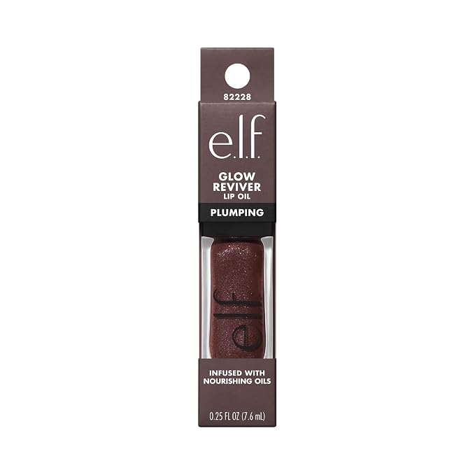 e.l.f. Glow Reviver Plumping Lip Oil, Tinted Lip Plumper - Image 9