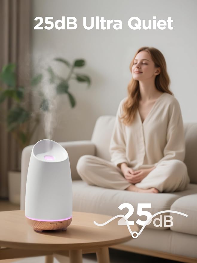 InnoGear 150ml Ceramic Oil Diffuser, Handcrafted Stone Essential Oil Diffuser - Image 6