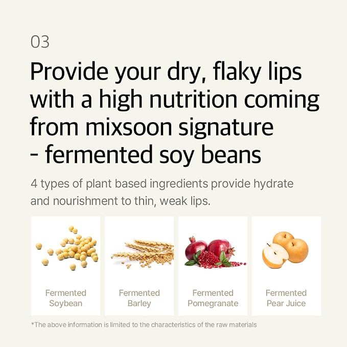 mixsoon Natural Bean Lip Mask Balm - Image 9