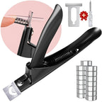 Black Premium Adjustable Nail Clippers by GA%26EN