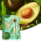 Disposable Avocado Hand Cream for Dry Cracked Hands, Travel Size Mini Hand by BONNIECHOICE
