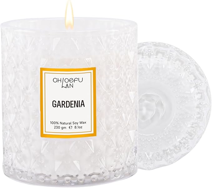 Chloefu LAN Gardenia Scented Candles by ChloefuLANScentedCandles