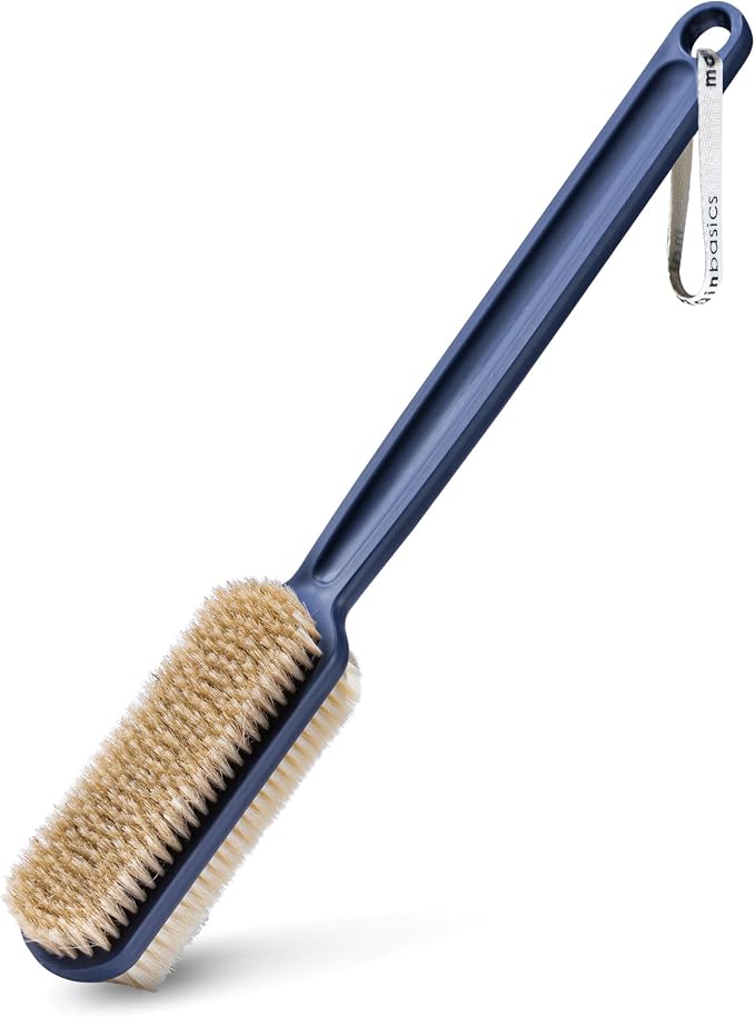 MainBasics Back Scrubber for Shower, Long Handle Body Brush by MainBasics