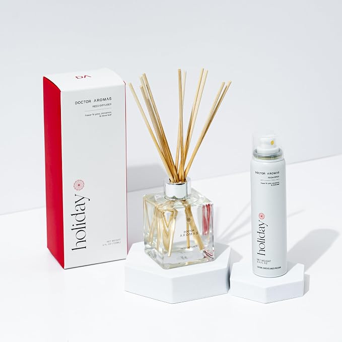 Doctor Aromas Aroma Set Essential Oil Natural Reed Aroma Wood Sticks Diffuser - Image 2