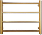 XBVV Gold Heated Towel Rack for Bathroom, Wall Mounted Bath Towel Warmer by XBVV