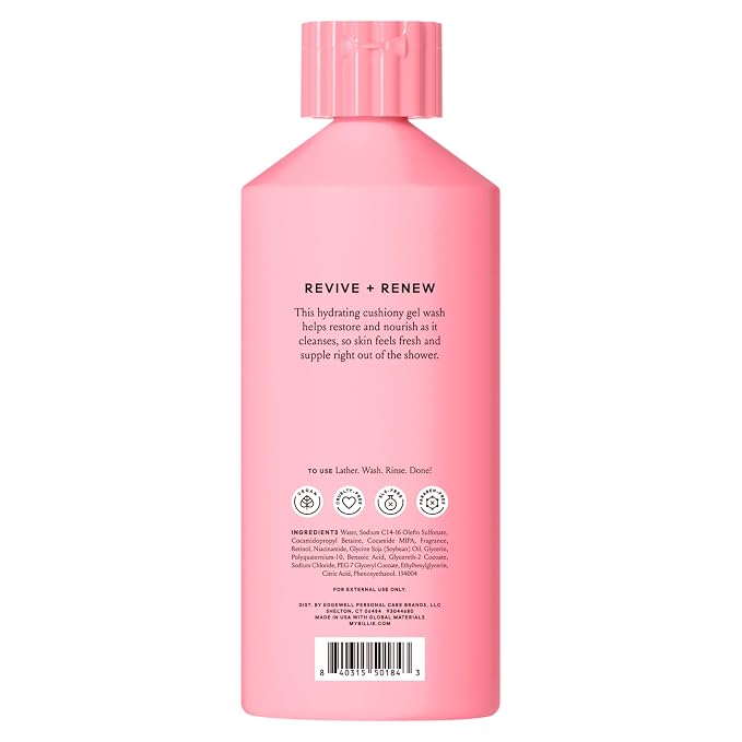 Billie Reviving and Renewing Women's Body Wash, 18 fl oz, Cotton Cloud Scent - Image 6