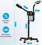 2 in 1 Facial Steamer Professional Ionic Face Steamer - Image 7