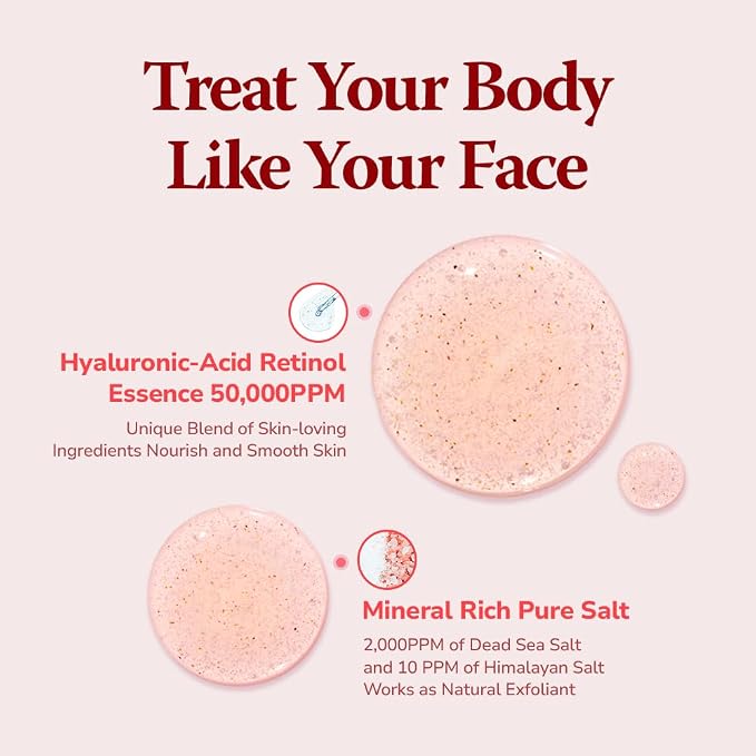 HIMALAYA PINKSALT Daily Scrub Body Wash Love Edition Gift Set – Exfoliating - Image 3