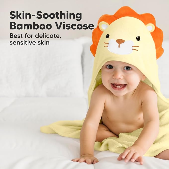 KeaBabies Hooded Baby Towel for Newborn - Image 3