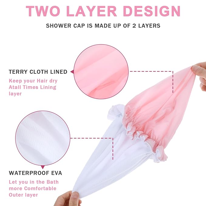 Reusable Shower Caps for Women - Image 6