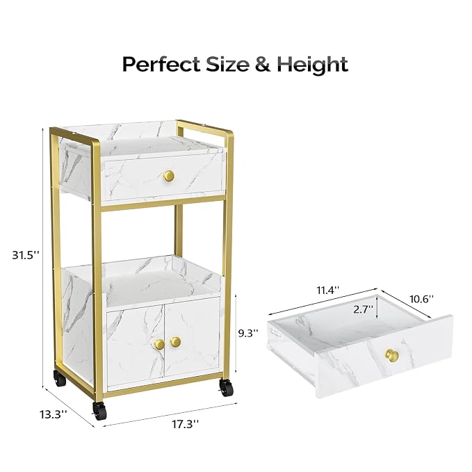 OmySalon Salon Trolley Cart, Esthetician Cart - Image 7