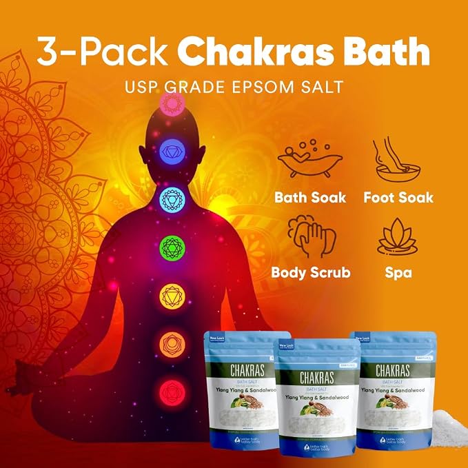 Chakras Bath Salt USP Epsom Salt - Image 5