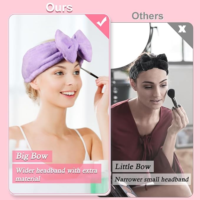 Shintop Spa Headband, Soft Makeup Headband - Image 2