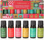 Folkulture Essential Oils Set for Diffuser | Set of 6 Cozy Aromatherapy Oils by FOLKULTURE