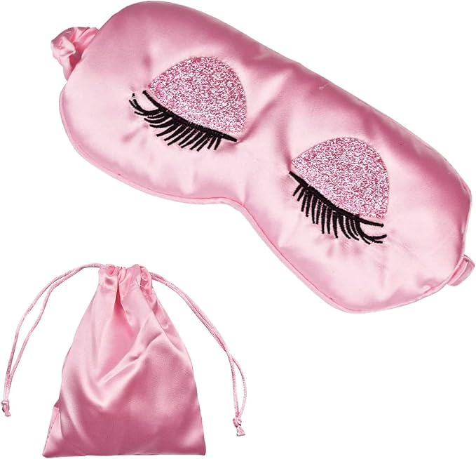 Sleep Mask, Ulbemoll Silk Eye Mask Satin Blindfold Smooth Soft Breathable by Unknown