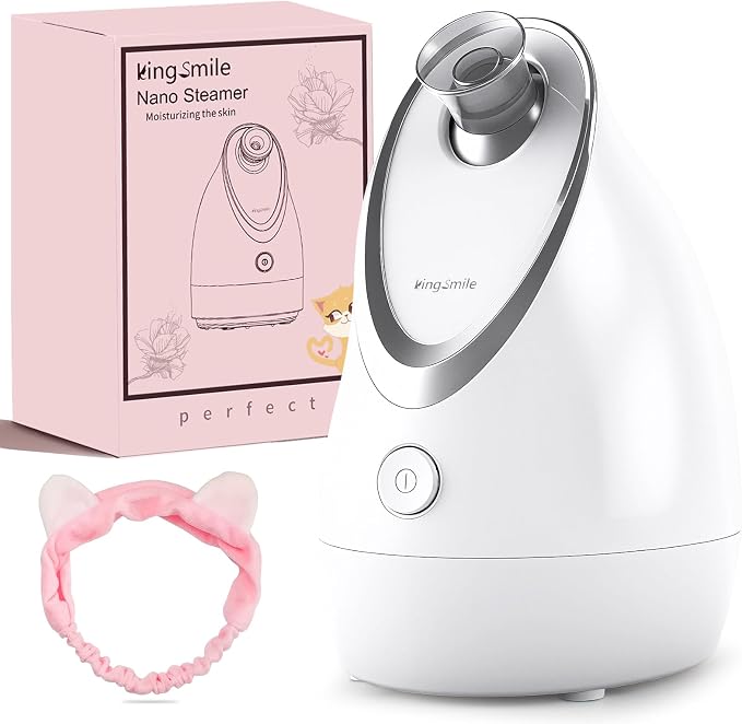 Kingsmile Facial Steamer for Face, 3 in 1 Face Steamer for Facial Deep Cleaning by Kingsmile