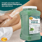 SPA REDI - Exfoliating Scrub Pumice Gel, Mint and Eucalyptus, 128 Oz - Manicure - Image 3