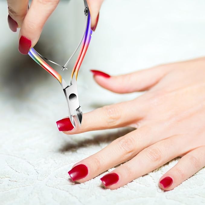Cuticle Trimmer Cuticle Nippers, Durable Cuticle Cutter, Salon Toe Nail Cuticle - Image 6