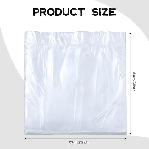 100 Pcs Disposable Foot Tub Liner Portable Bath Bags Plastic Pedicure Spa Bags - Image 2