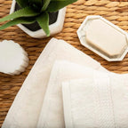 SUPERIOR Egyptian Cotton Pile 3 Piece Towel Set, Includes 1 Bath, 1 Hand - Image 8