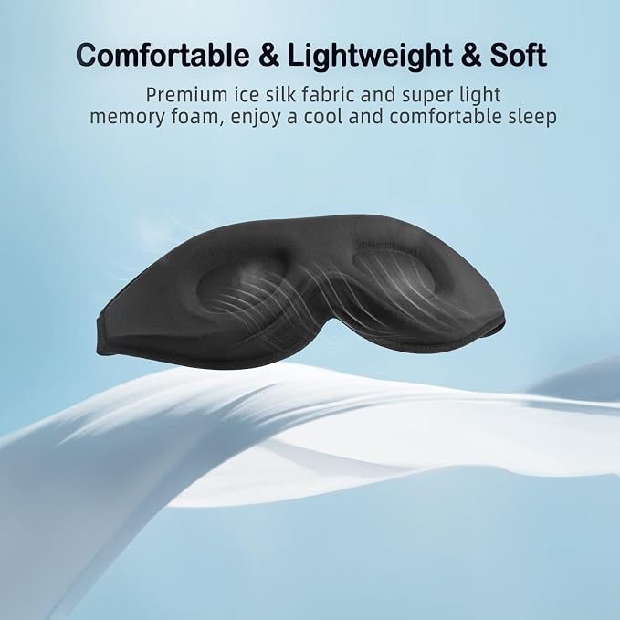 LitBear Sleep Masks for Women, Sleep Eye Mask for Sleeping, Comfortable Night - Image 4