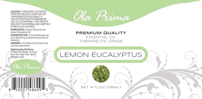 Ola Prima Lemon Eucalyptus Essential Oil – Therapeutic Grade - Image 2