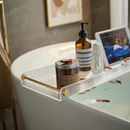Acrylic Bathtub Tray, NEWRAIN Luxury Bath Caddy Tub Table, Unique House Warming - Image 4