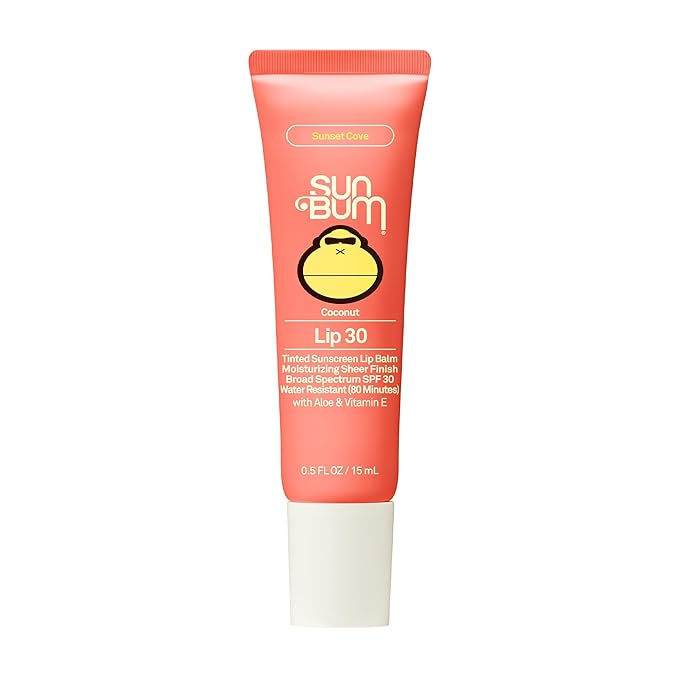 Sun Bum SPF 30 Sunscreen Sunset Cove Tinted Lip Balm by SunBum