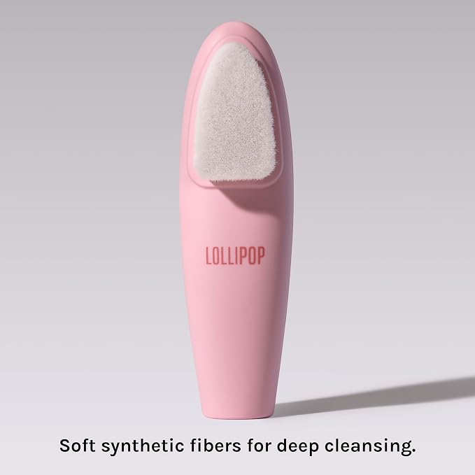 LOLLIPOP Dual-Sided Facial Cleansing Brush | Handle Size Silicone Face - Image 5