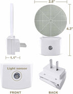Night Lights Auto Sensor Sage Green Aesthetic Night Light Lines Perspective Box - Image 2