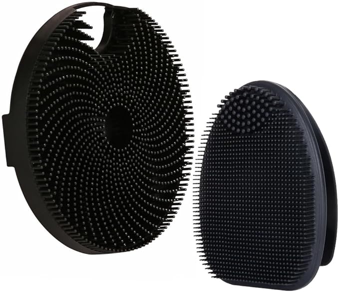 Soft Silicone Face Scrubber, Body Scrubber by HieerBus
