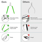 CGBE Cuticle Trimmer, 3/4 Jaw Extremely Sharp Cuticle Nippers, Professional - Image 2