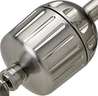 Sprite Showers HO2-BN High Output 2 Universal Shower Filter Housing, Brushed by Sprite