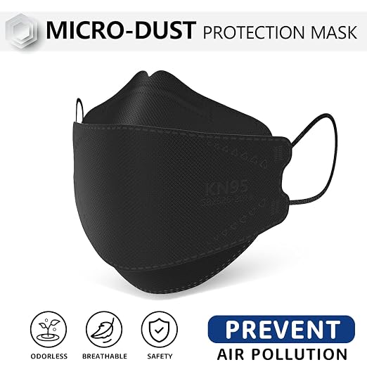 LEVENIS KN95 Face Masks 100 Pack, Breathable Comfortable and Disposable KN95 - Image 2