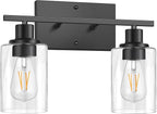 ShineTech 2-Light Bathroom Vanity Light Fixtures, Modern Wall Lighting by ShineTech