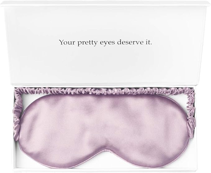 Silk Sleep Mask Light Blocking Luxury 100% Mulberry 19mm Silk Eye Mask Eye by YanserSelection