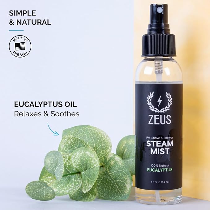 ZEUS 100% Natural Eucalyptus Oil Steam Mist, Aromatherapy Spray - Image 2