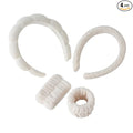 2Pcs Spa Headband for Washing Face & 1 Pair Wristband Set by Mr.Tuber