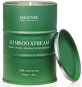 M&SENSE Bamboo Scented Candles Natural Non Toxic, Aromatherapy Candle by MSENSE