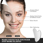 URAQT Stainless Steel Gua Sha Facial Tools Guasha Tools - Image 3