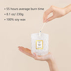 Chloefu LAN Vanilla Bean Highly Fragranced Candle Gifts - Image 2