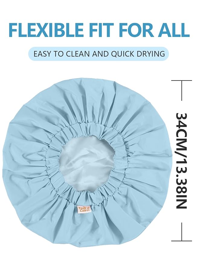 Years calm Reusable Waterproof Shower Caps - Image 7