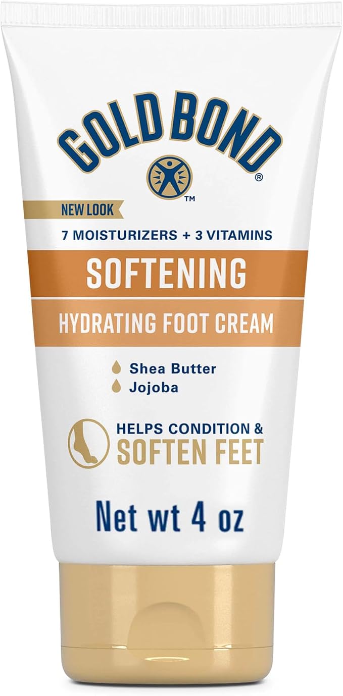 Gold Bond Softening Foot Cream, 4 oz., Foot Lotion by GoldBond