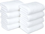 Amazon Basics 8-Pack Soft, Highly Absorbent, Quick-Dry Hand Towels, 100% Cotton by AmazonBasics