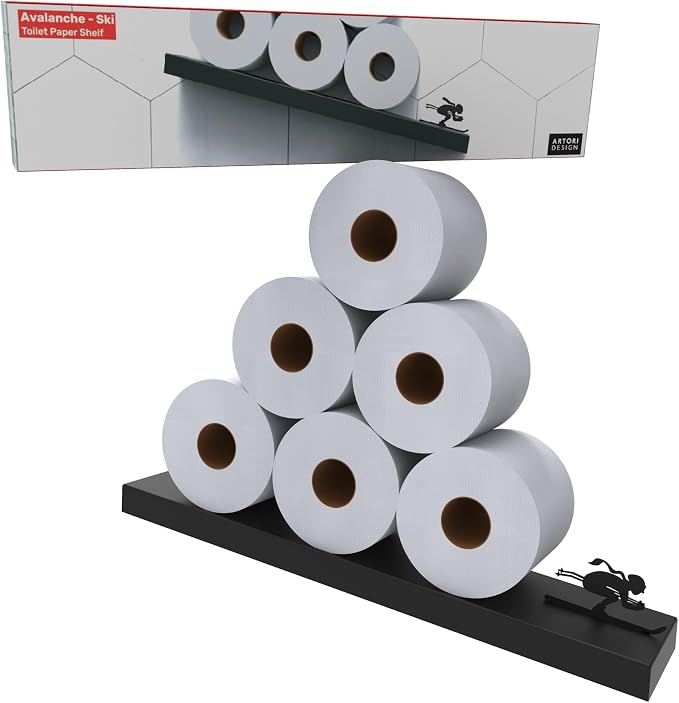 Artori Floating Toilet Paper Shelf Storage by ARTORIDESIGN