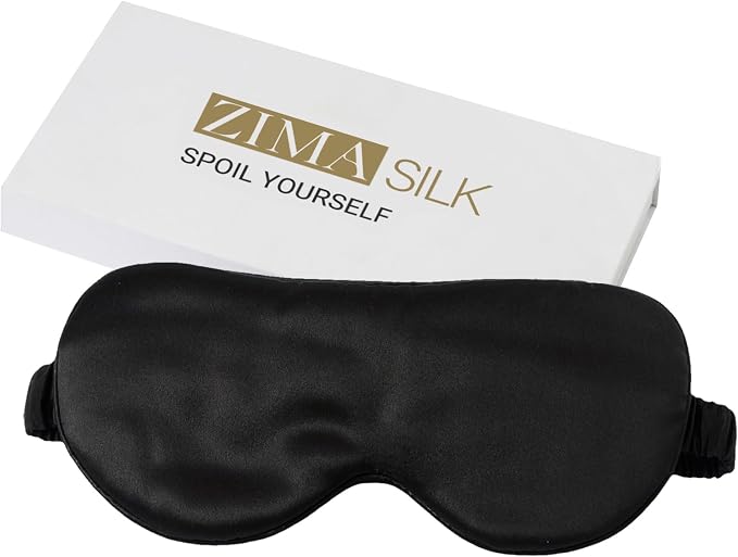 ZIMASILK Adjustable 100% 22 Momme Mulberry Silk Sleep Mask by ZIMASILK