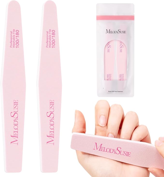 MelodySusie Nail File Kit, Professional Nail Art Manicure Pedicure Supplies by MelodySusie