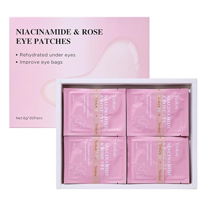 Yeokoe Under Eye Patches for Dark Circles, Puffy Eyes, 20 Pairs Face Masks - Image 7