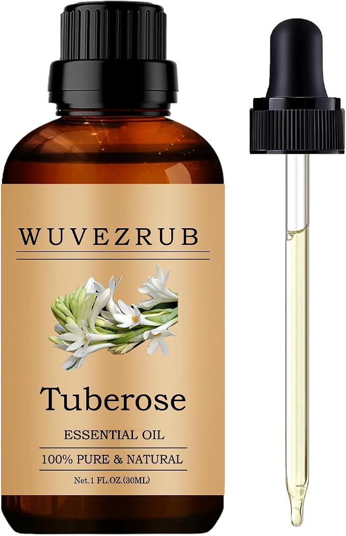 Tuberose Essential Oils, 30ML Pure and Natural Essential Oil by WUVEZRUB
