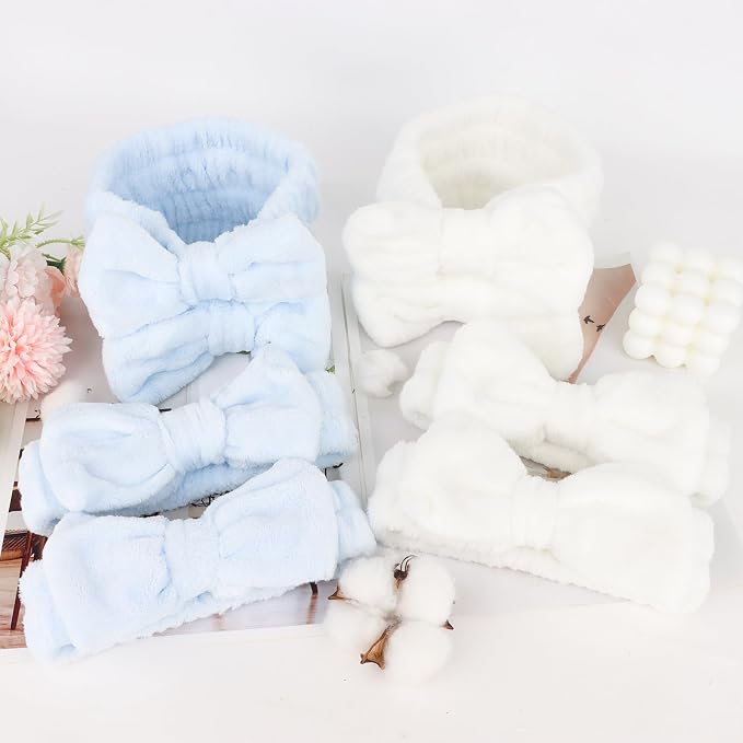 8 Pack Spa Headband for Washing Face Stocking Stuffers Skincare Headbands Bulk - Image 7